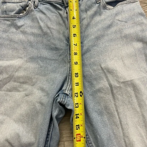 Light Blue Distressed Women Jeans - Picture 5 of 7